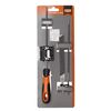Chain saw files set including filing guide